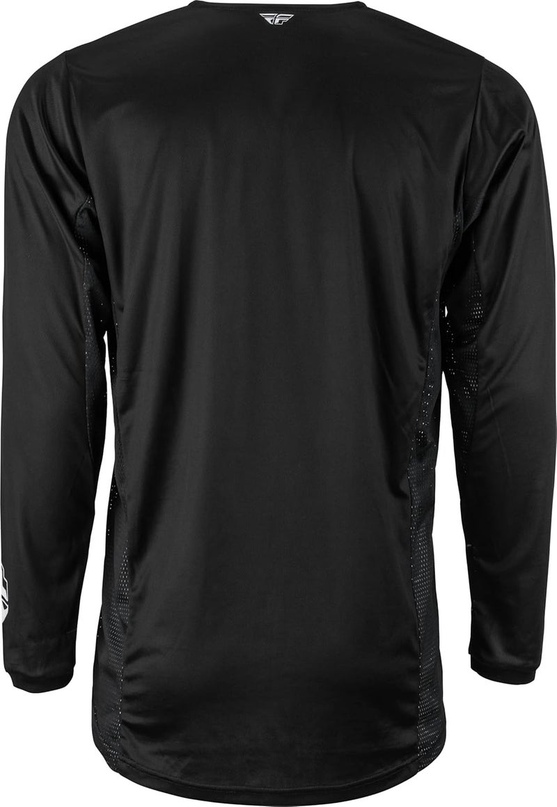 Fly Racing Men’s Patrol Jersey – Durable Off-Road Motocross & Trail Riding Jersey (Black/White, Medium) - Image 2